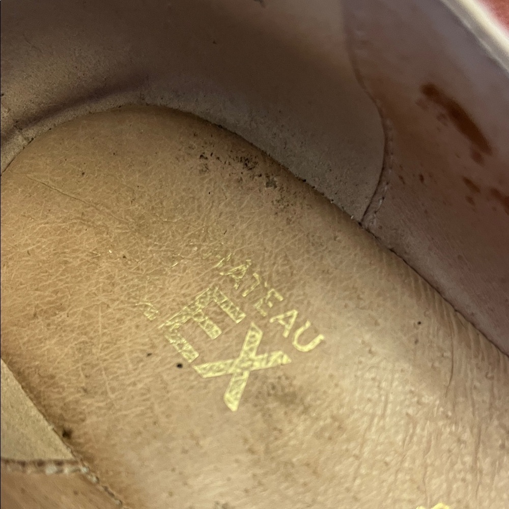 Genuine leather nude horsebit loafer shoe size 9 VINTAGE 90s - Picture 7 of 7